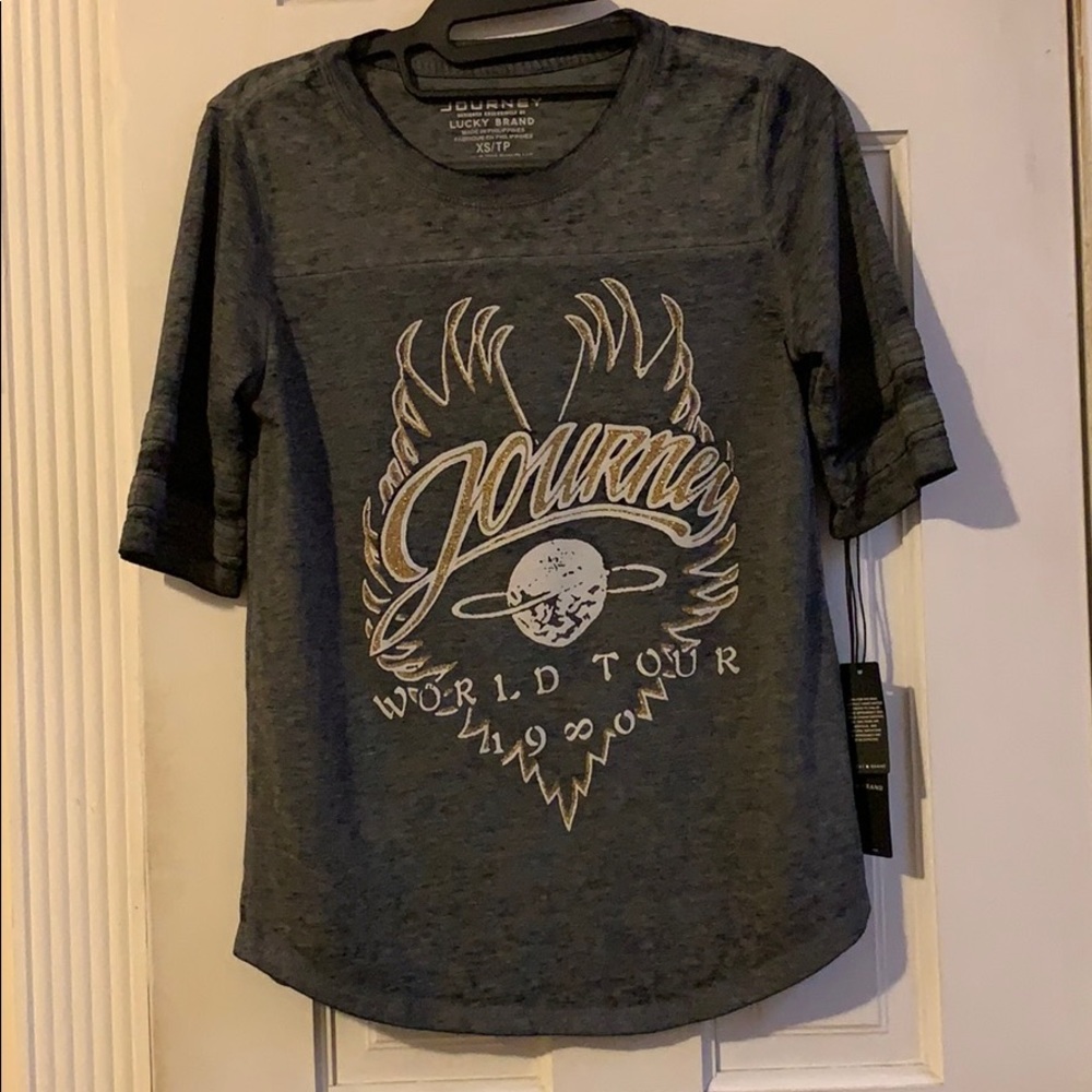 Lucky Brand Journey gray T-shirt. XS.